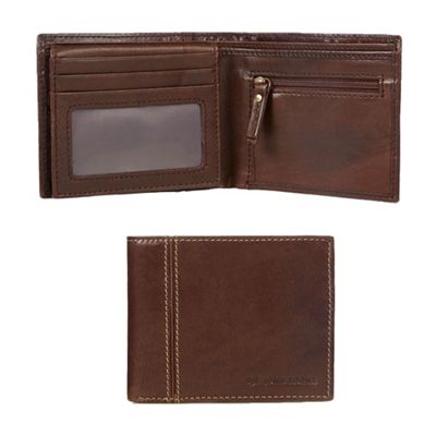 RJR.John Rocha Brown leather wallet in a gift box